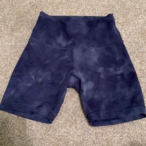 Lululemon wunder train 6 inch inseam biker shorts